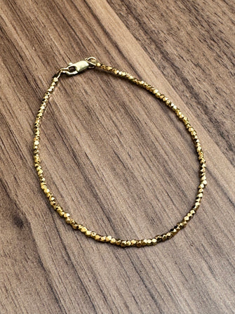 105mm longer rice vermeil Bracelet