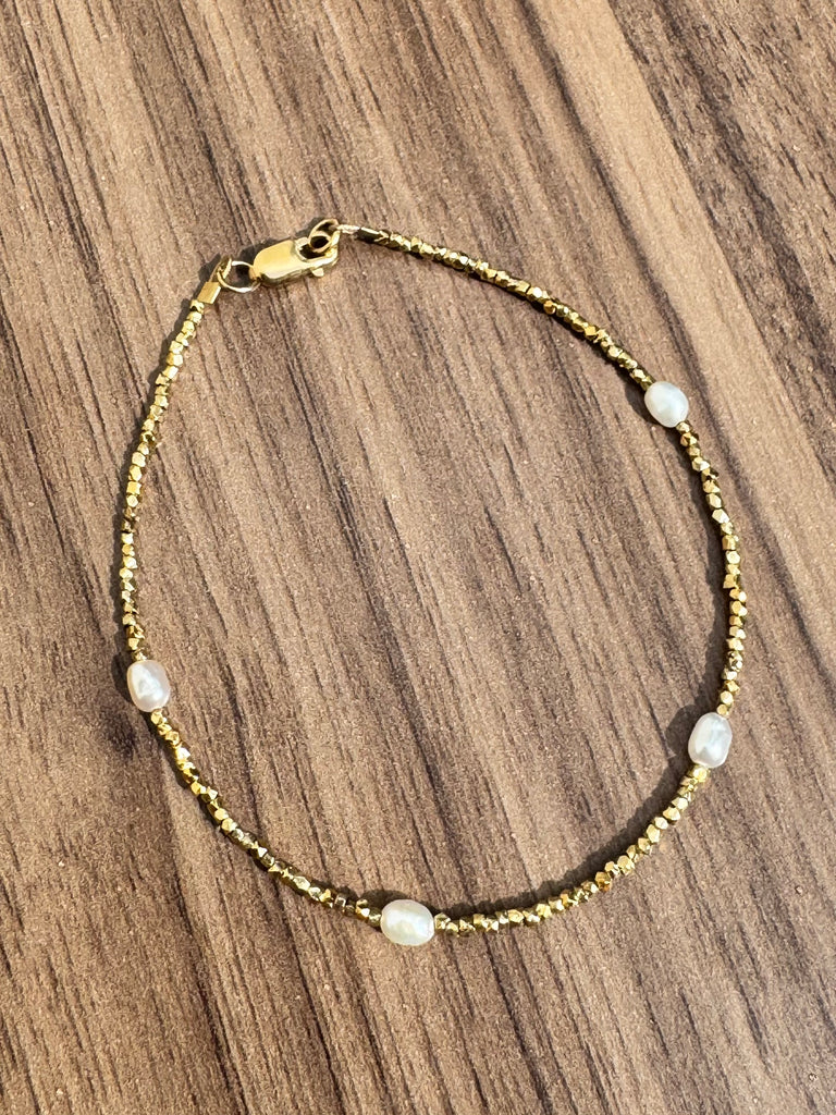 Pearl Vermeil Bracelet