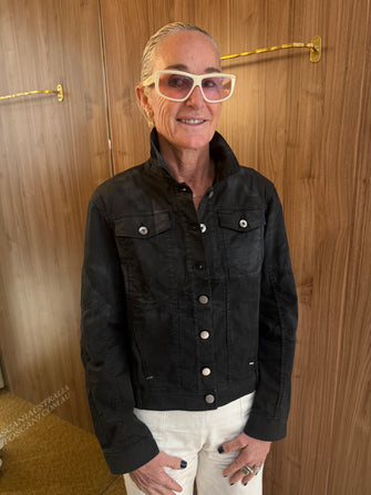 Bounder Cotton Jacket Washed Black