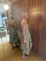 Inlay Dress Khaki