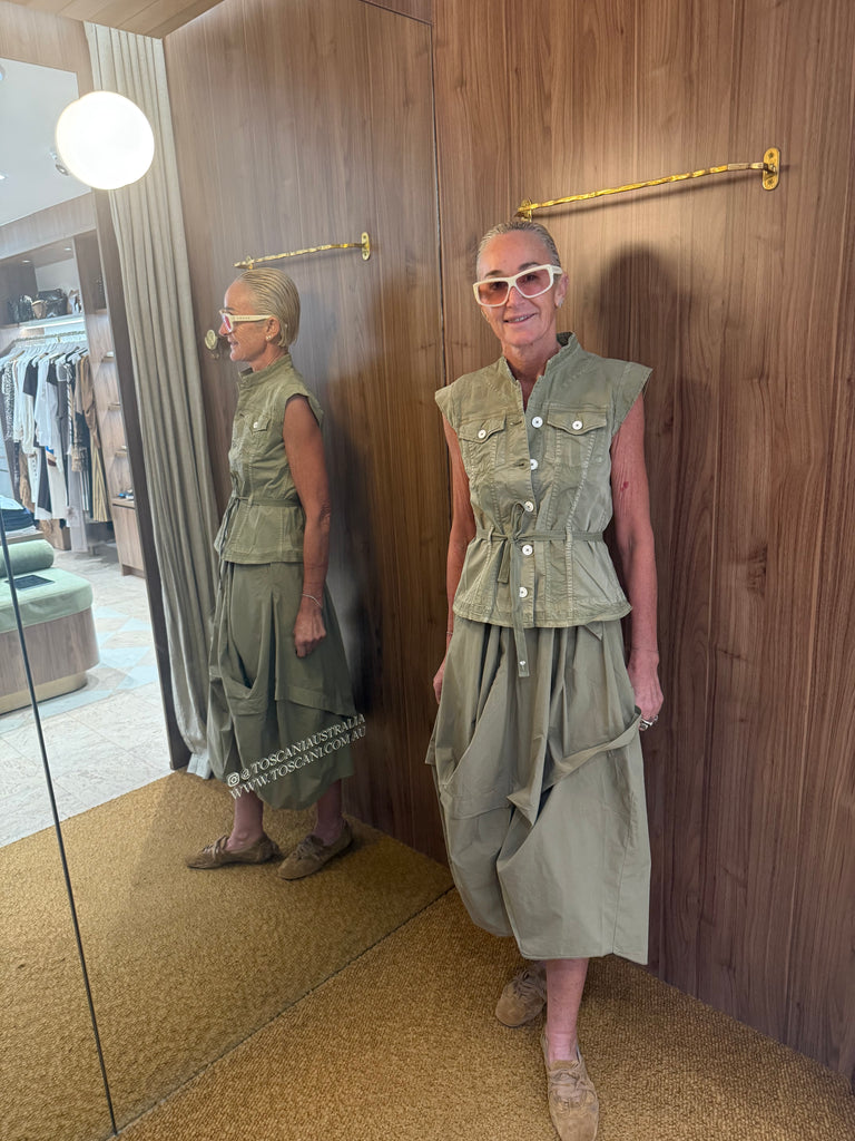 Raise Up Vest Khaki
