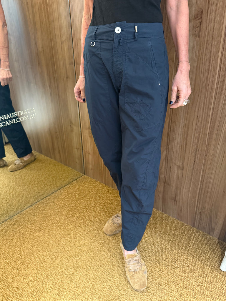 Pulsate Cotton Pant Navy