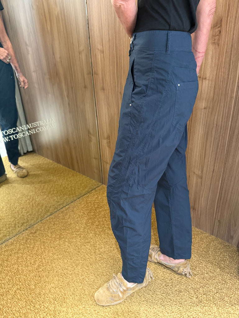 Pulsate Cotton Pant Navy