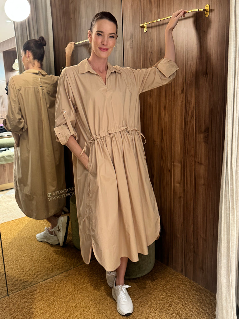 Tomorrow Cotton Dress Beige