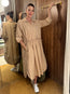 Tomorrow Cotton Dress Beige
