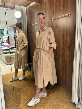 Tomorrow Cotton Dress Beige