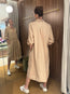 Tomorrow Cotton Dress Beige