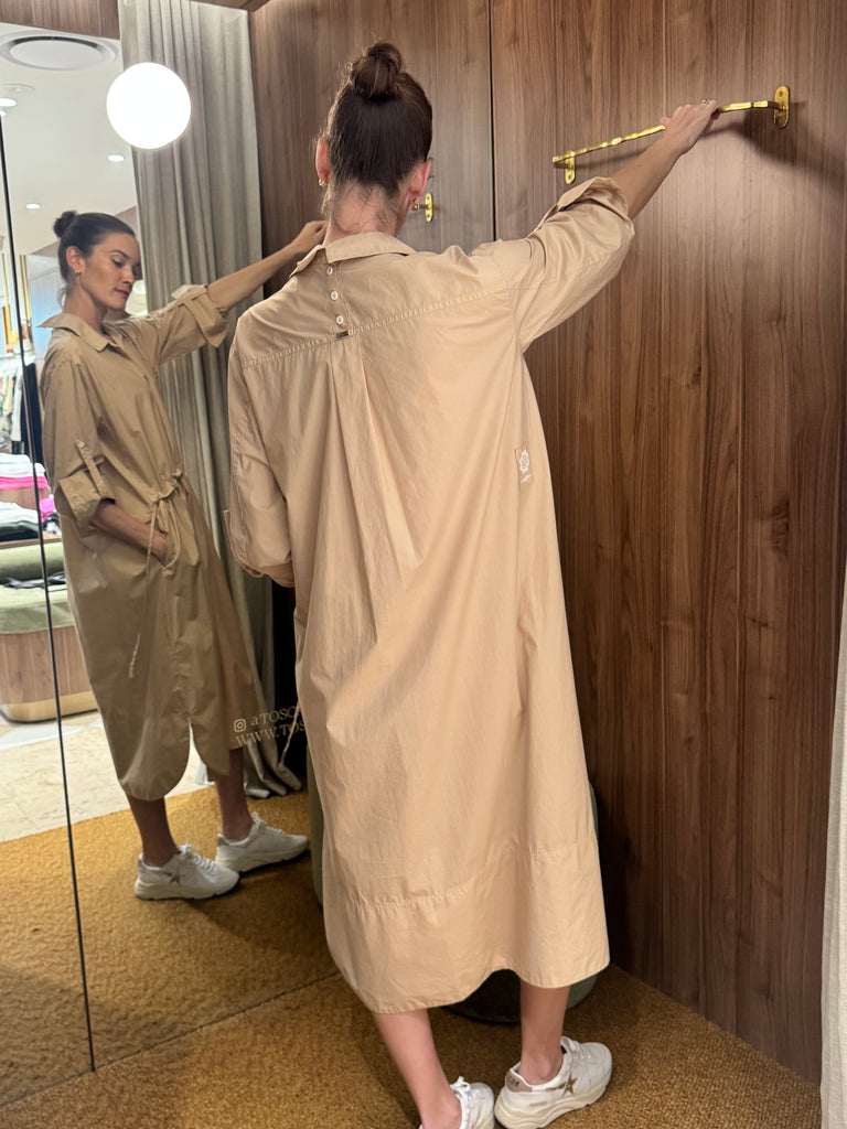 Tomorrow Cotton Dress Beige
