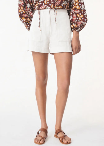Graviere Short Off White