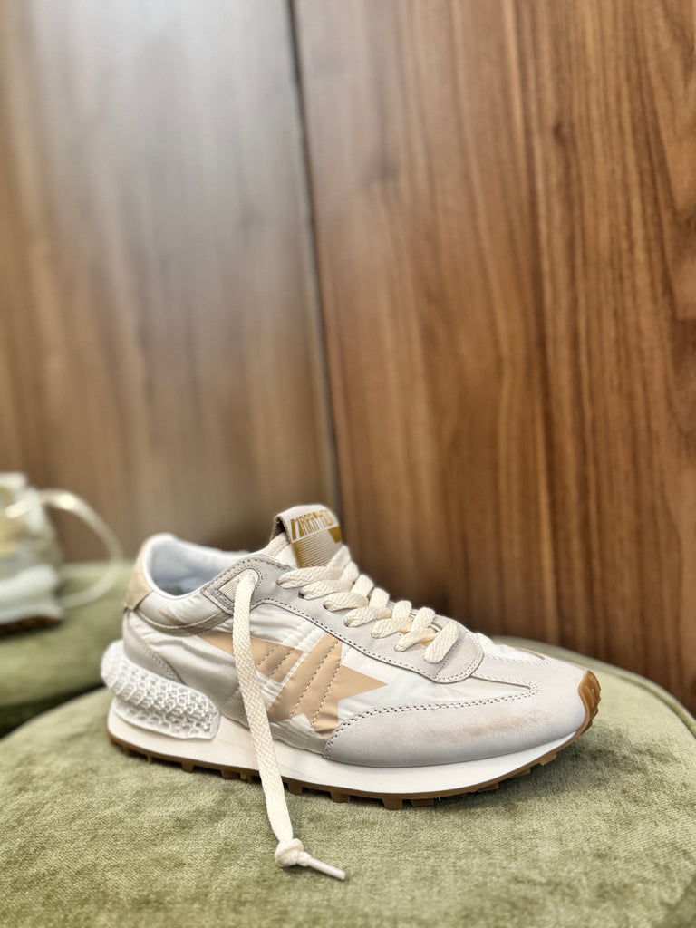 Running Marathon Sneaker Beige Light Grey