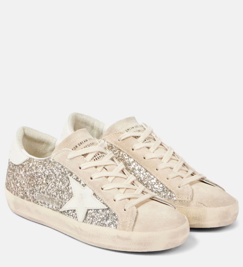 Superstar Sneaker Soft Silver Gold Ombre Glitter