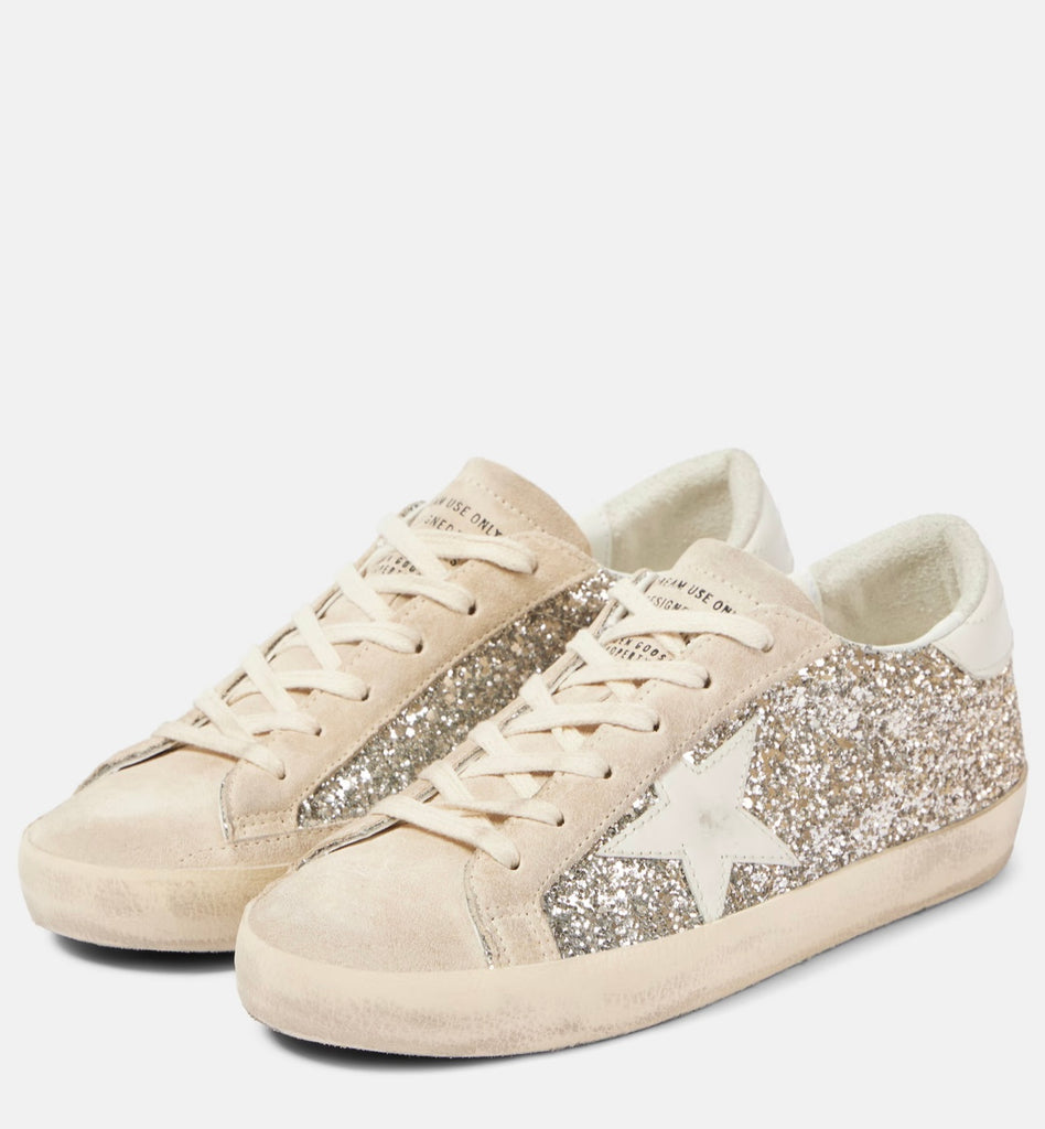 Superstar Sneaker Soft Silver Gold Ombre Glitter