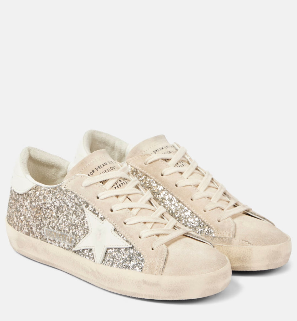 Superstar Sneaker Soft Silver Gold Ombre Glitter