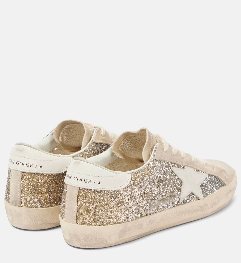 Superstar Sneaker Soft Silver Gold Ombre Glitter