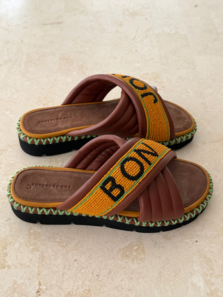 Bon Jour Slide Tan