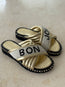 Bon Jour Slide Gold Black
