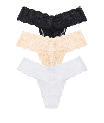 Never Say Never Cutie Thong 3 Pack