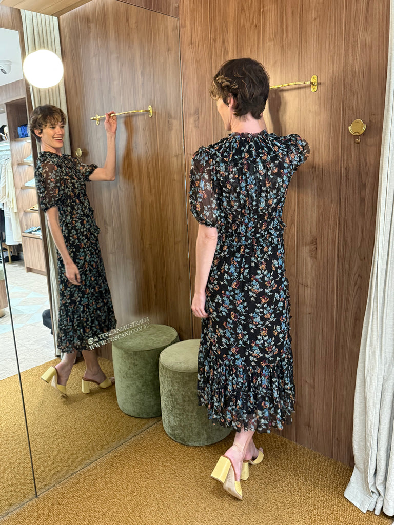 Wren Short Sleeve Dress Nightshade