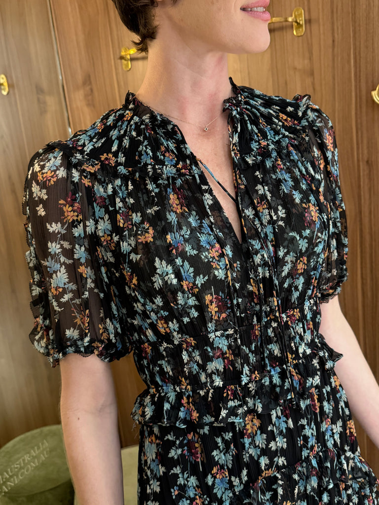 Wren Short Sleeve Dress Nightshade