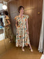 Marin Cotton Midi Dress Abalone