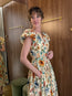 Marin Cotton Midi Dress Abalone
