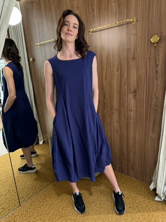 Navy Loose Fit Dress