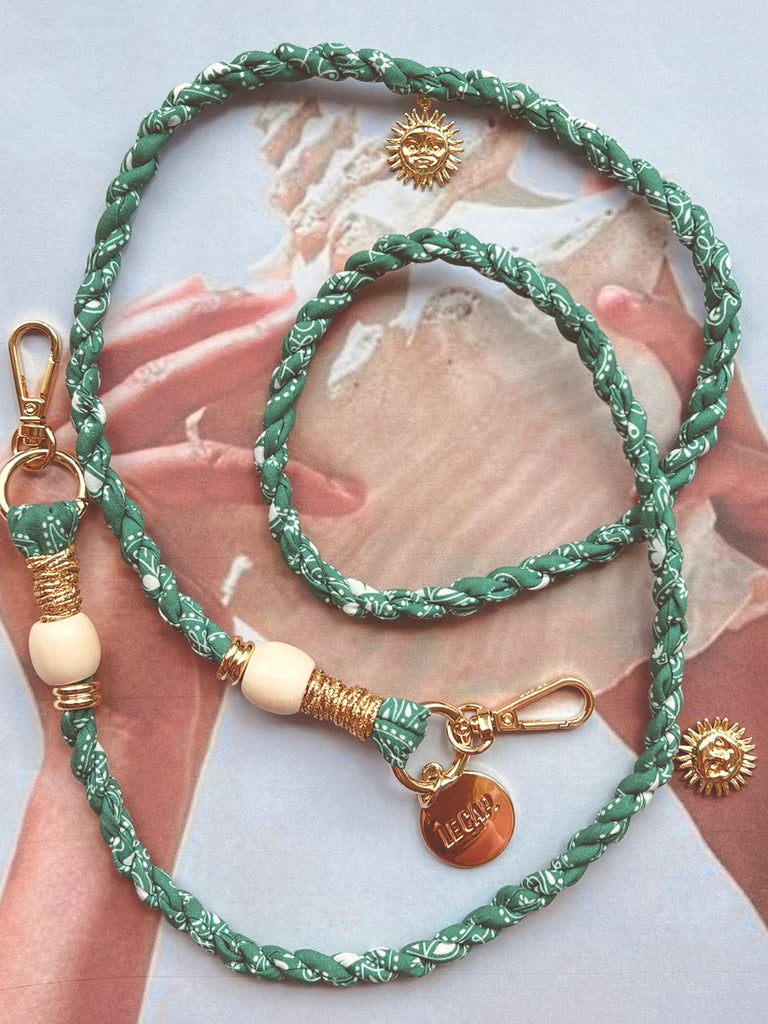 Green Bandana Cross-Body Strap