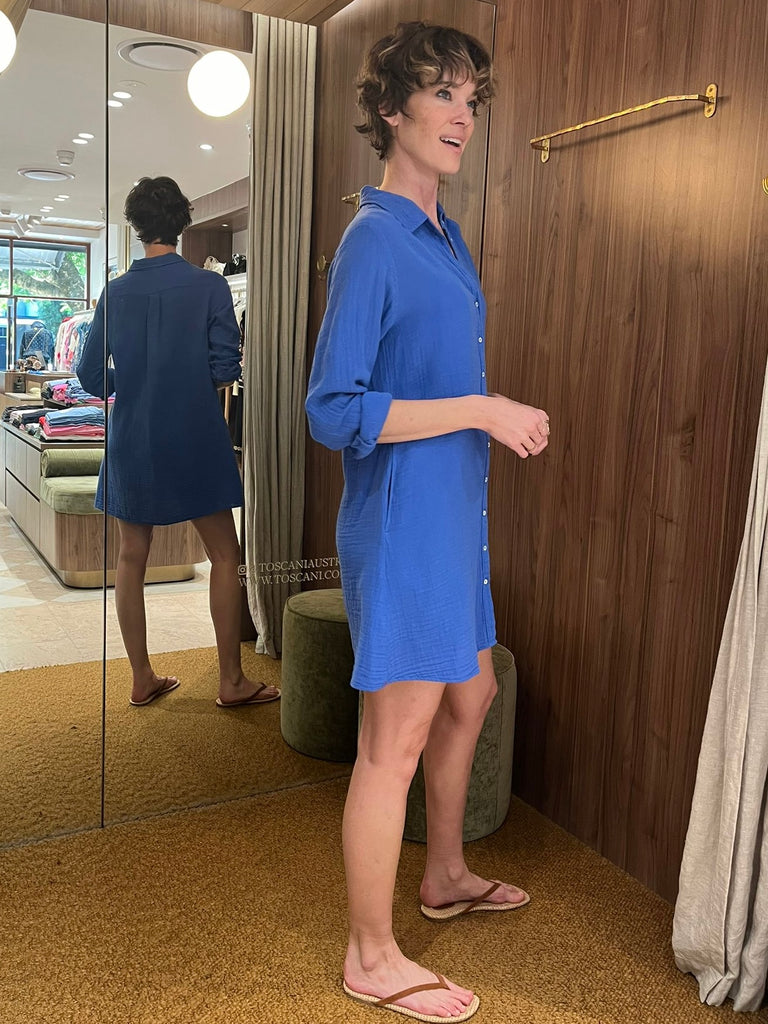 Bobby Dress Nautical Blue