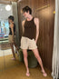 Arynn Tank Cocoa Bean