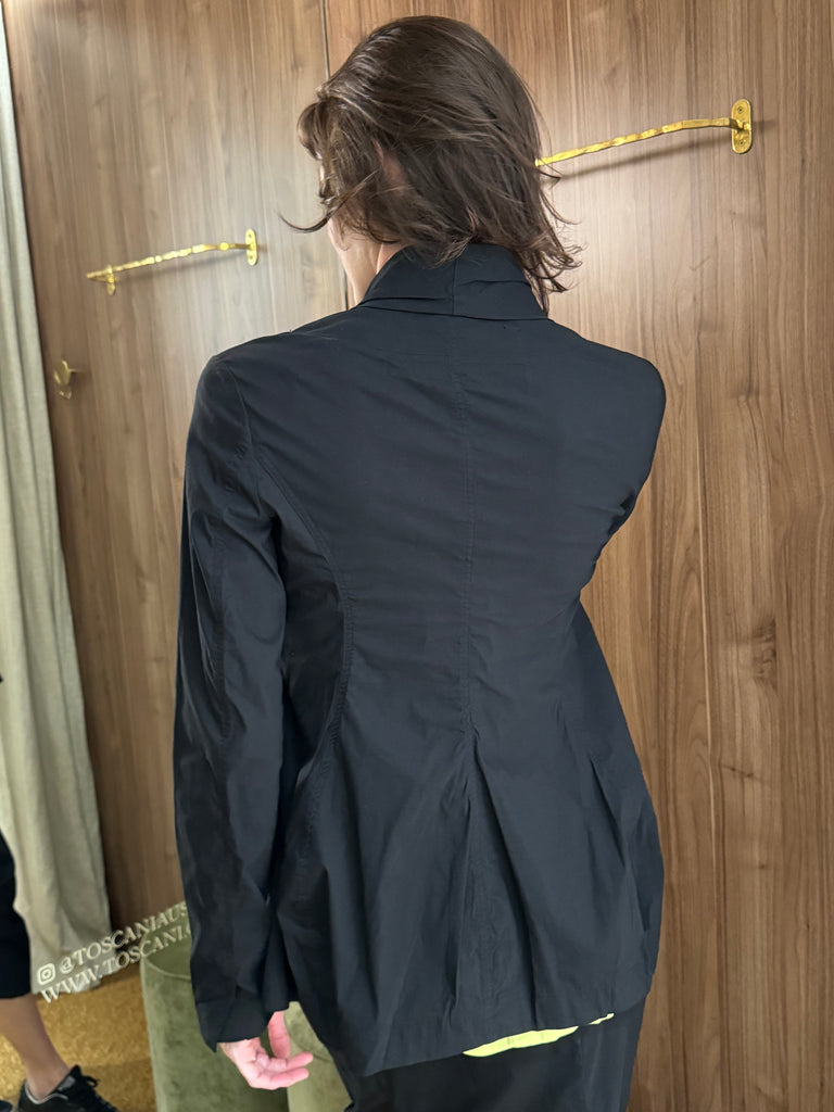 Black Frill Neck Jacket