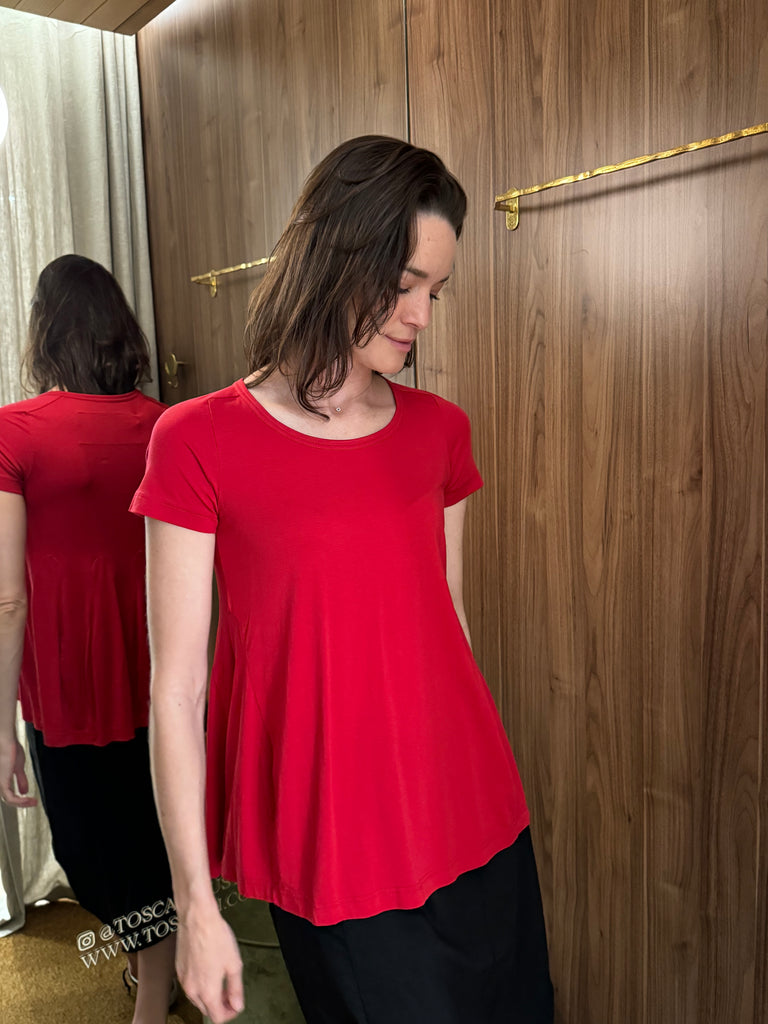 Short Sleeve Red Tee