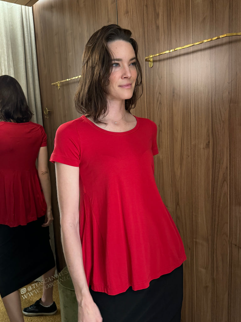 Short Sleeve Red Tee