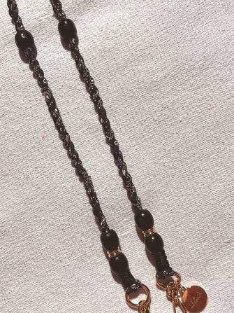 Black Bandana Cross-Body Strap