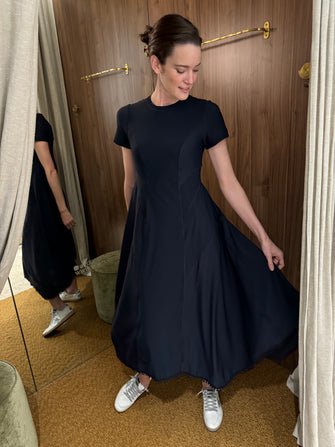 A-List Short Sleeve Dress Navy