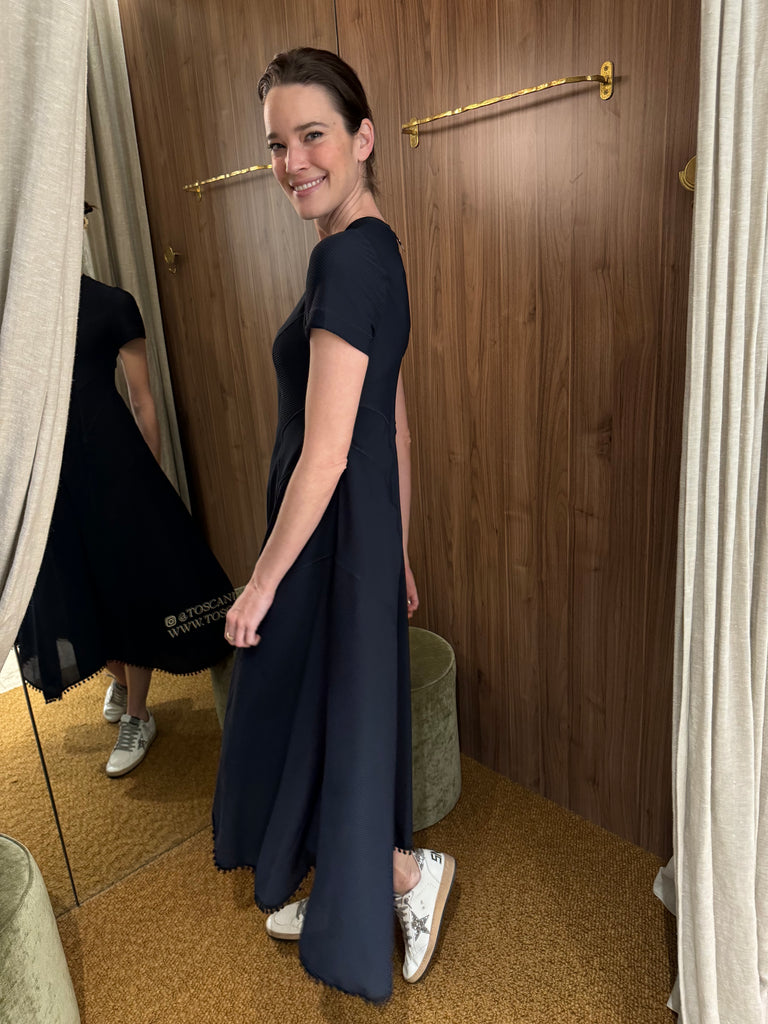 A-List Short Sleeve Dress Navy