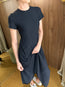 A-List Short Sleeve Dress Navy