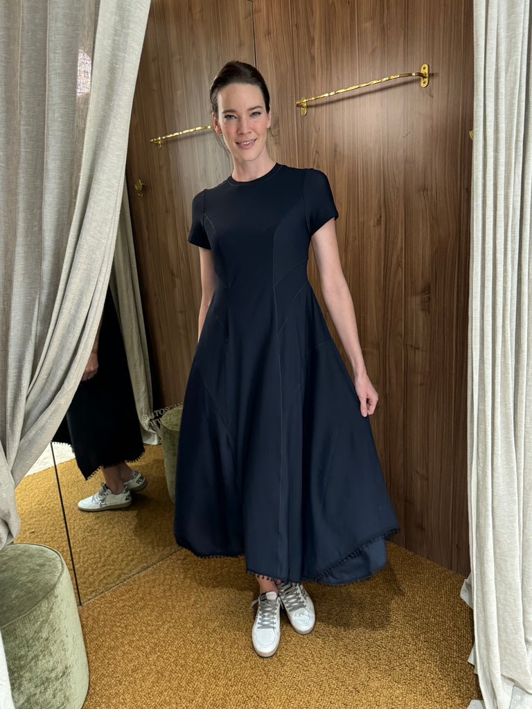 A-List Short Sleeve Dress Navy