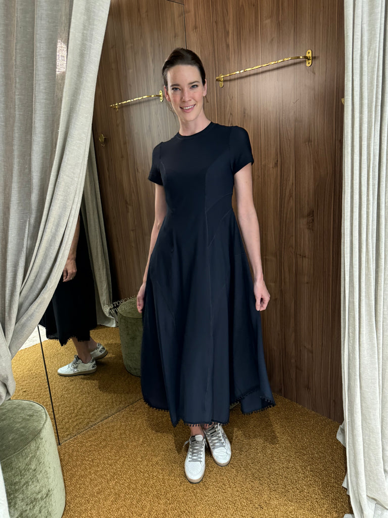 A-List Short Sleeve Dress Navy