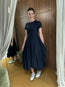 A-List Short Sleeve Dress Navy