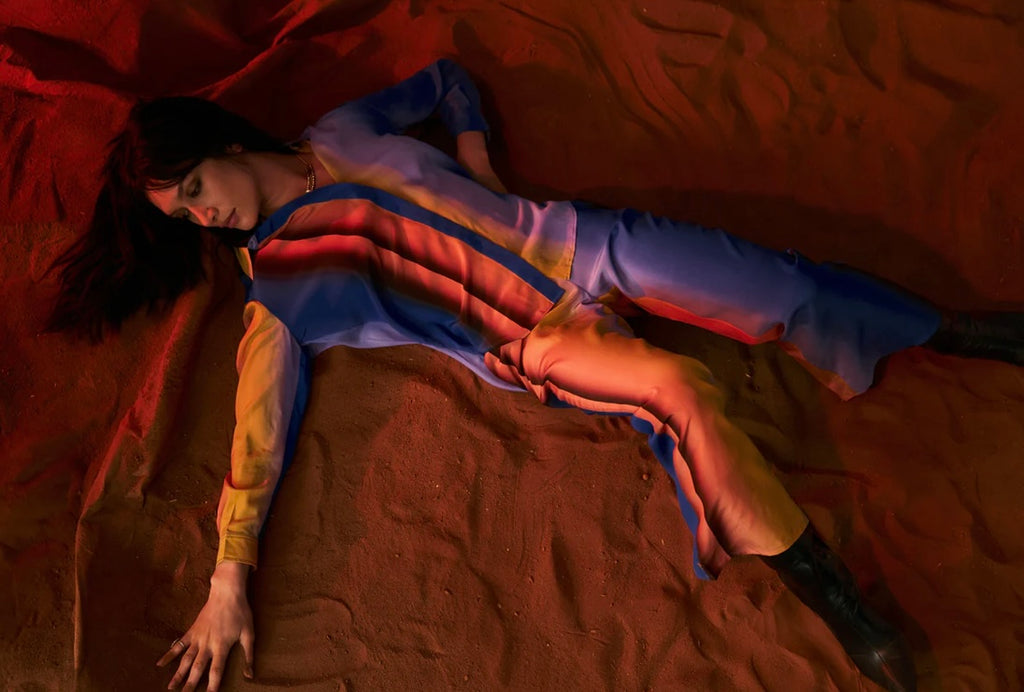 Nightfall Silk Chiffon Shirt