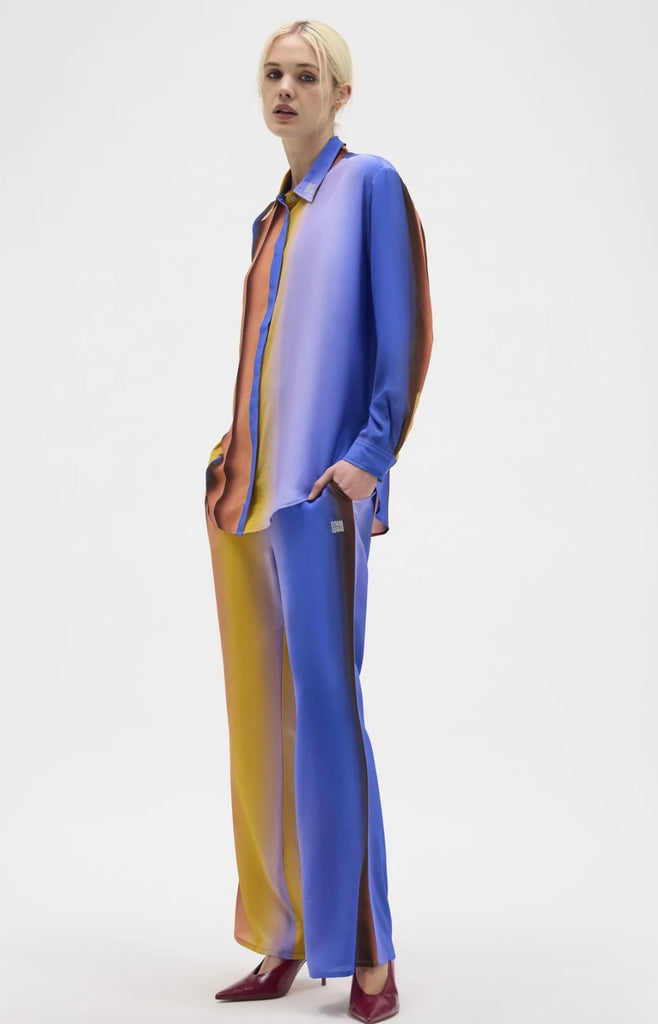 Nightfall Silk Chiffon Shirt