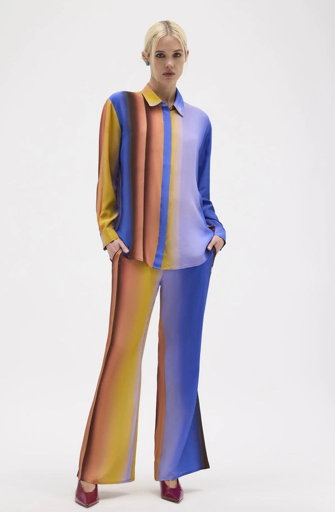 Nightfall Silk Chiffon Shirt