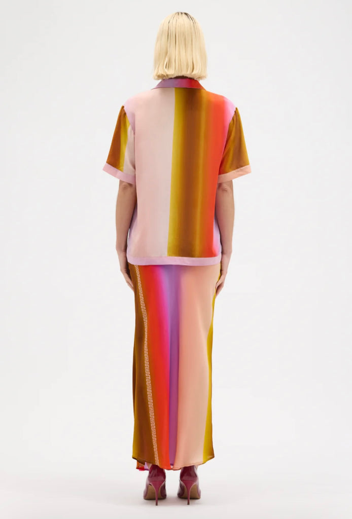 Mirage Silk Chiffon Maxi Skirt