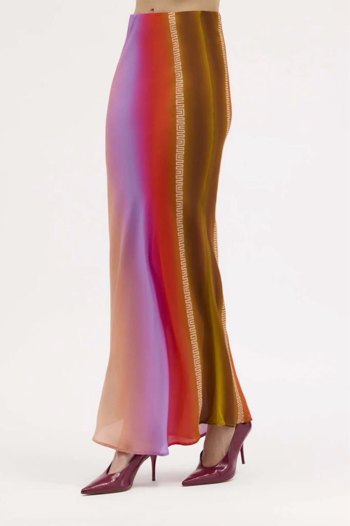 Mirage Silk Chiffon Maxi Skirt