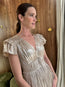 Patrice Flutter Sleeve Midi Dress Opal