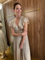 Patrice Flutter Sleeve Midi Dress Opal
