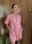 Lima Short Dress Flamingo Pink
