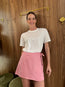 Positano Wrap Skirt Flamingo Pink