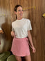 Positano Wrap Skirt Flamingo Pink