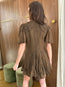 Celyana Dress Dark Khaki